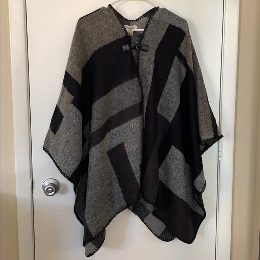 Calvin Klein wrap or cloak or poncho